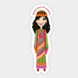 Assyrian Princess Sticker